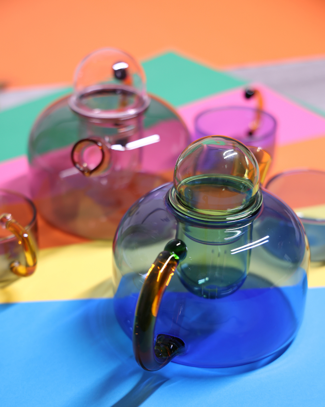 Bubble Brew Glass Teapot