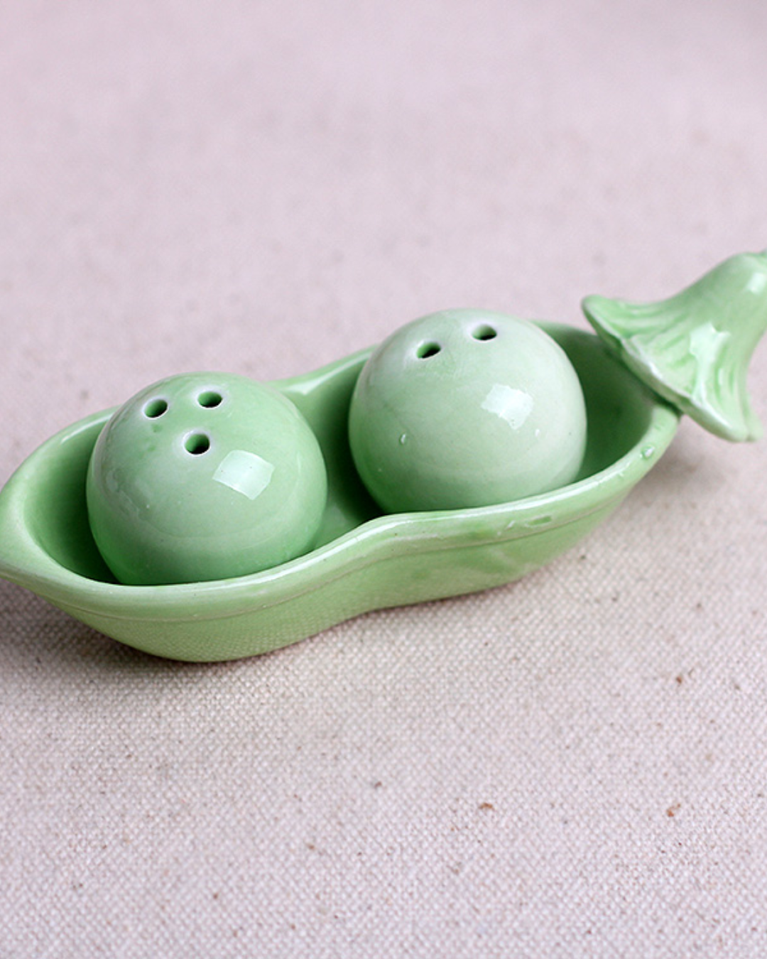 Two Peas in a Pod Salt & Pepper Shakers