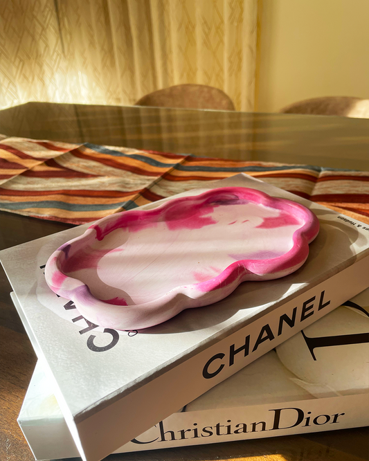 Aura tray – rose haze