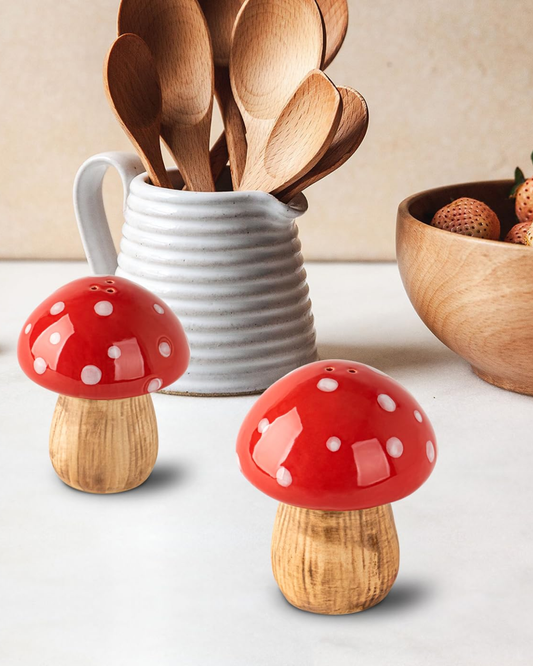 Mushroom Salt & Pepper Shakers