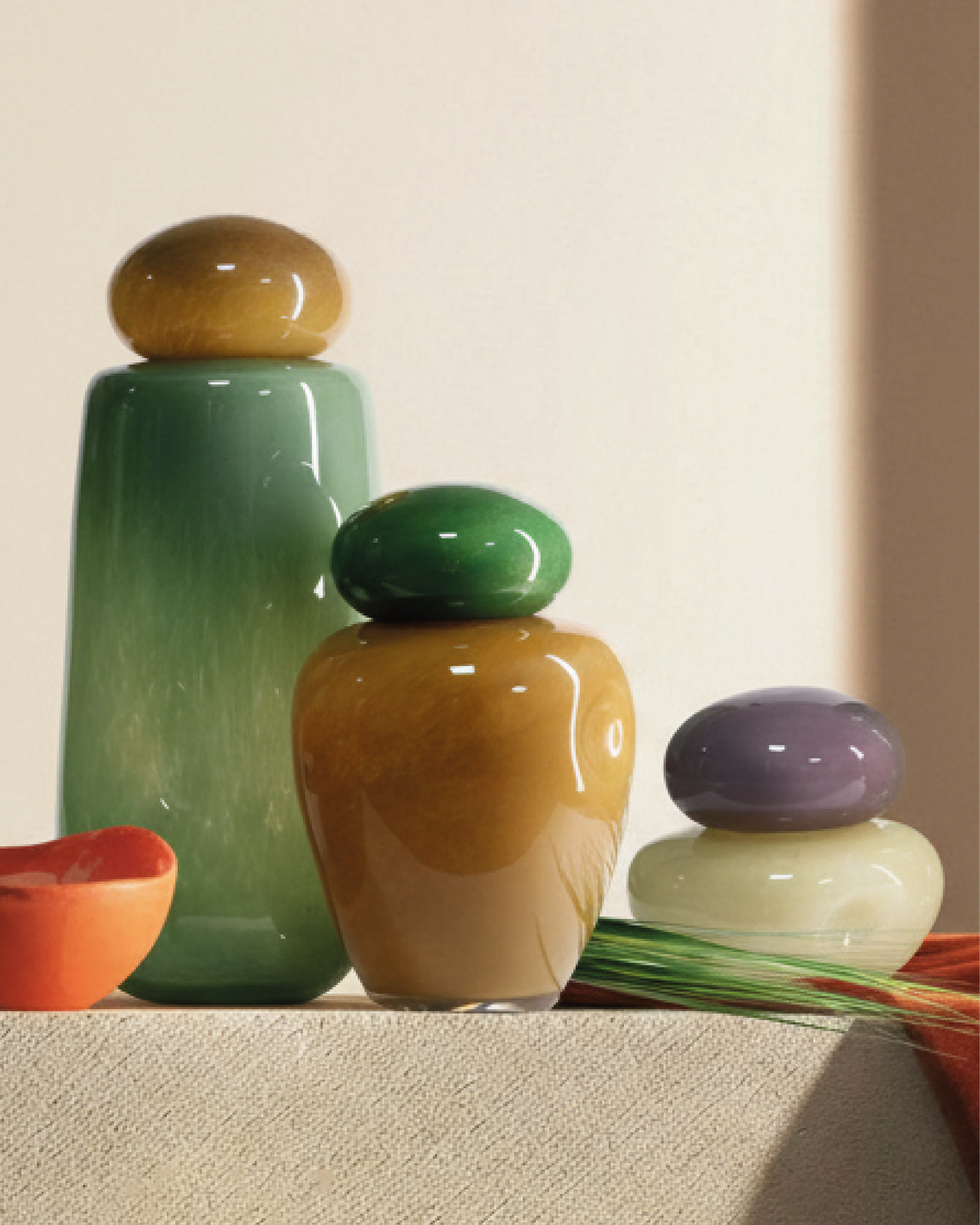 Forest Amber Vase