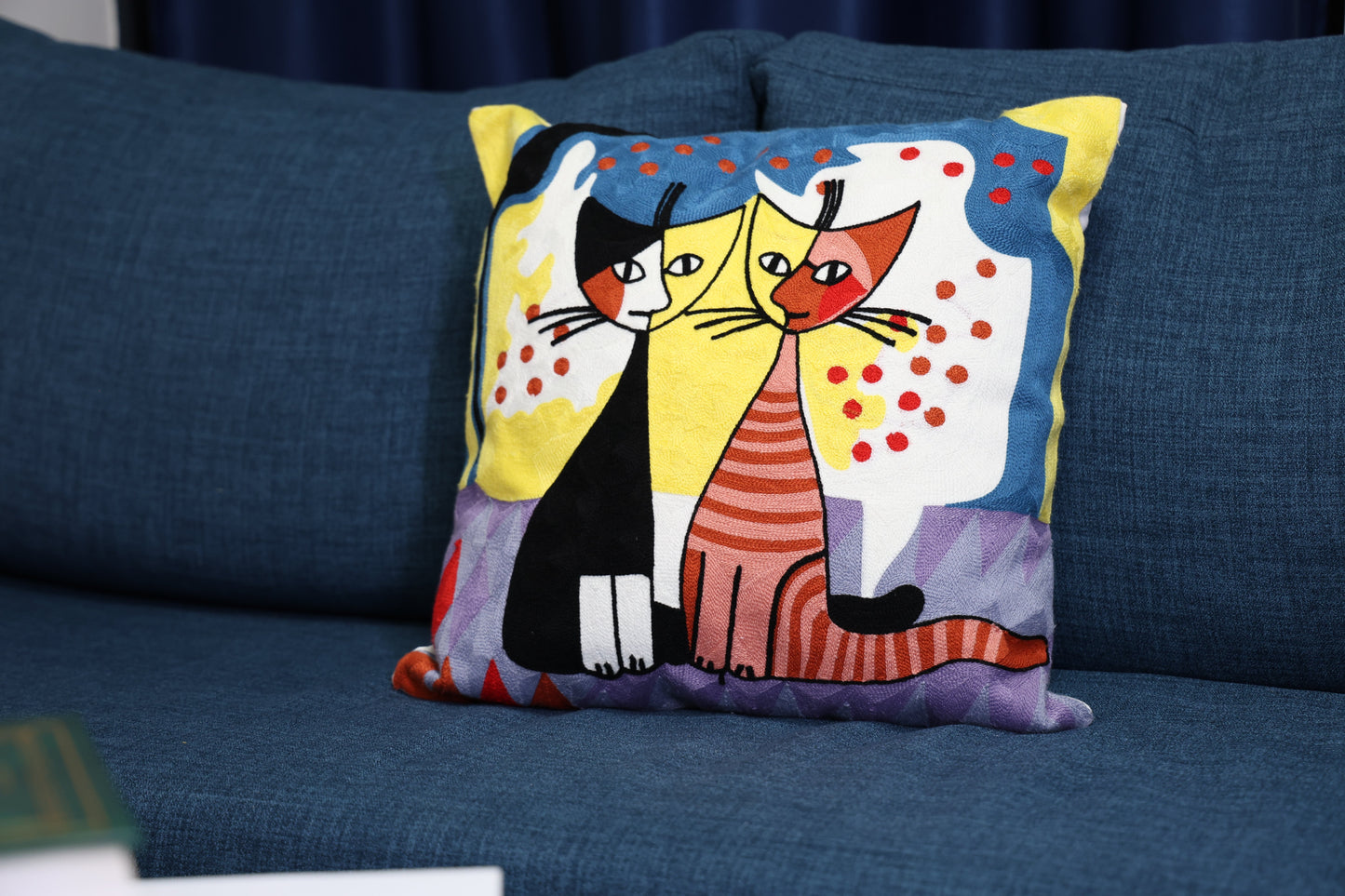 Picasso Cat Pillow