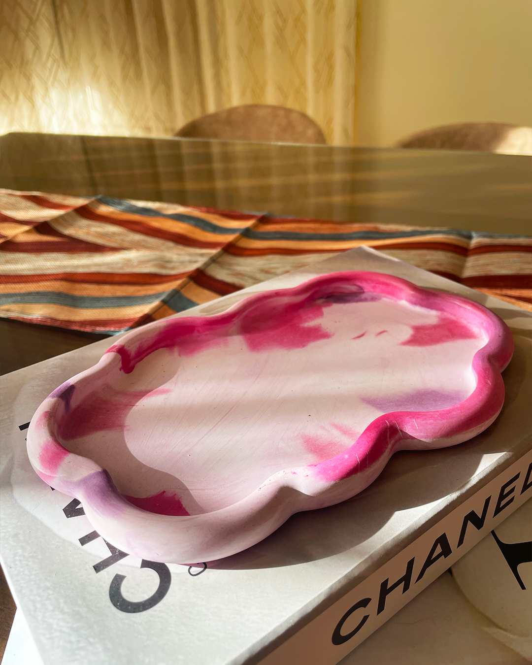 Aura tray – rose haze