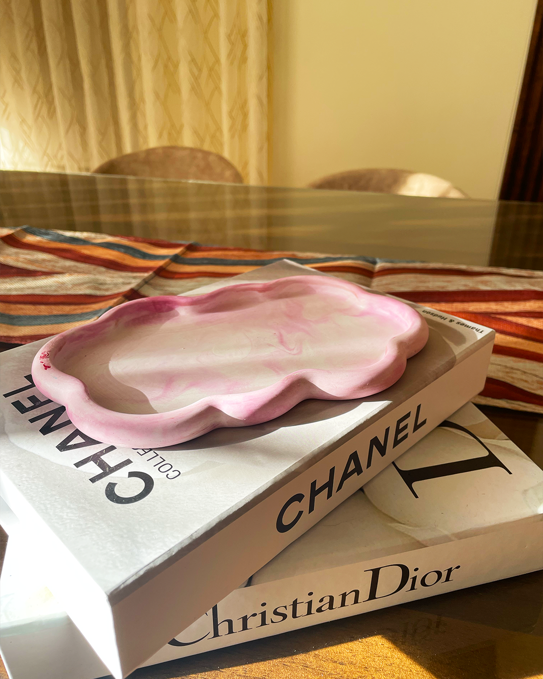 Aura tray – blush drift
