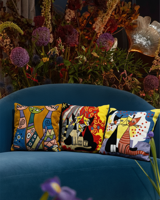Picasso Cat Pillow